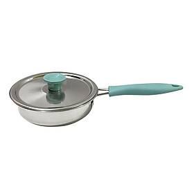 Frying Pan and Soup Pot with Lid Easy Clean Kitchen Mulifunctional Sauce Pan
