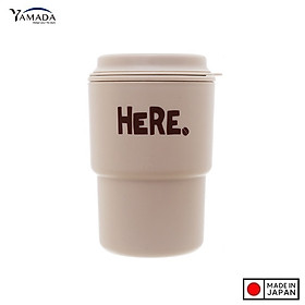 Cốc giữ nhiệt có nắp xoay HERE 320ml cao cấp tiện dụng - Hàng nội địa Nhật Bản