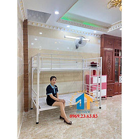 Giường Sắt 2 Tầng cao cấp nhiều kích thước 1m x 2m