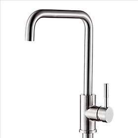 Mua Vòi chậu rửa nóng lạnh inox 304 - tặng kèm dây cấp nước nóng lạnh 60cm