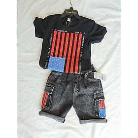 Quần JEANS đùi Bé trai Từ 12-18kg