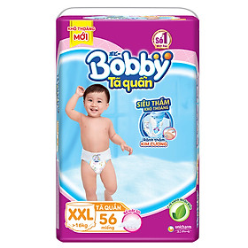 Tã Quần Bobby Ultra Jumbo XXL56 Siêu Siêu Lớn (Size XXL) - 56 Miếng