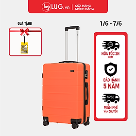 Vali Kéo LUG Aber S20/S24/S28 MHL027: Nhựa ABS Hạn Chế Trầy Xước, Khóa Số Bảo Mật An Toàn