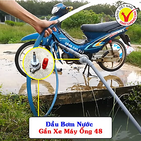 Mua Bơm Nước Gắn Xe Máy Chuyên Hút Giếng khoan ống 48