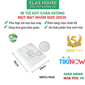 Mua Túi hút chân không thực phẩm túi một mặt nhám  sần rộng 25cm dài 30 cm cho mọi máy hút chân không