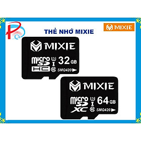 Thẻ Nhớ Mirco SD Mixie 64Gb - Thẻ Nhớ Mixie 32Gb Class 10 Chuyên Ghi Hình Cho Camera, Máy Ảnh và Điện Thoại - Hàng Chính Hãng