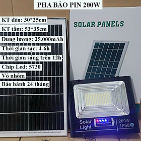 Mua Đèn Pha Năng Lượng Mặt Trời Mẫu Mới 200w IP67