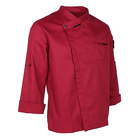 Stylish Chef Jacket Breathable Kitchen Uniforms Work Apparel Chef Coat