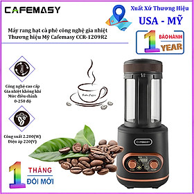 Mua Máy rang hạt cà phê công nghệ gia nhiệt không khí. Thương hiệu Mỹ Cafemasy cao cấp CCR-1209R2. Hàng chính hãng