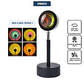 Mua Đèn chiếu hoàng hôn sống ảo tik tok Sunset Lamp loại đèn 4 màu trong 1 cực hot Venado