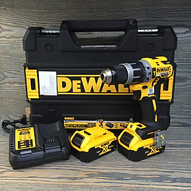 Máy khoan cầm tay dùng pin 18V Không chổi than Dewalt (Kèm 1 Sạc, 2pin 4Ah & Vali)