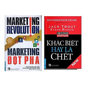 Hình ảnh Combo 2 cuốn: Marketing Đột Phá (Tái Bản) + Khác Biệt Hay Là Chết (Tái Bản 2019)