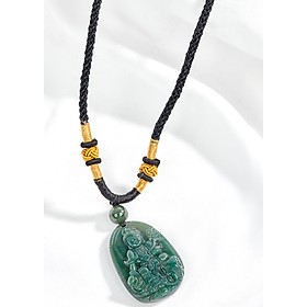 Mặt dây chuyền phật bản mệnh đá chalcedony - Ngọc Quý Gemstones