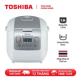 Nồi Cơm Điện Tử Toshiba RC-10NMFVN (WT) (1 Lít) - Hàng Chính Hãng