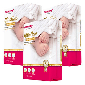 Combo 3 gói Tã Dán Mamamy Ultraflow S54 (dưới 5kg)