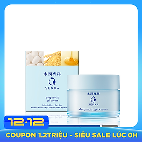 Mặt Nạ Ngủ Cấp Ẩm Chuyên Sâu Dạng Gel Senka Deep Moist Gel Cream 50g