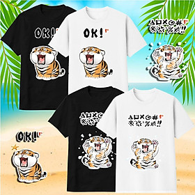 Áo thun tiểu hổ, áo hổ béo 2022, vải cotton mát mịn, in cao cấp, nhiều mẫu