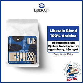 No.203 Cà phê espresso Liberain 203 - Liberain Blend - 100% Arabica