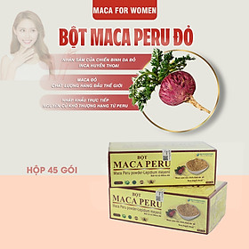 Hộp Sâm Bột Maca Peru  Đỏ - Lepidium Meyenii