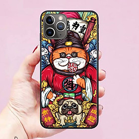Ốp lưng điện thoại dành cho iPhone 12 Pro Max Hình Mèo Thần Tài