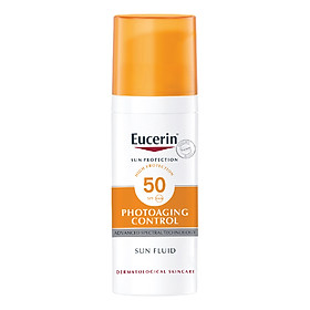 Kem chống nắng giúp ngăn ngừa lão hóa da Eucerin Sun Fluid Photoaging Control SPF 50