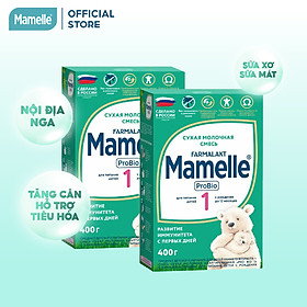 Combo 2 hộp Sữa bột công thức Mamelle Pro Bio Số 1 cho trẻ từ 0 đến 12 tháng hộp 400g/hộp