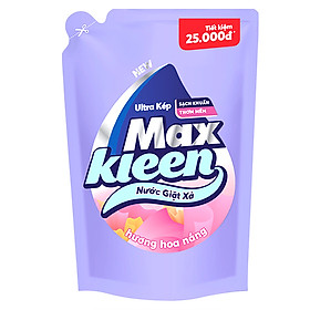 Túi Nước Giặt Xả Maxkleen Hương Hoa Nắng 2.4kg