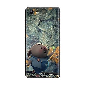 Ốp lưng TPU viền dẻo cho điện thoại VIVO Y81 Hình Heo Con Chạy Bộ