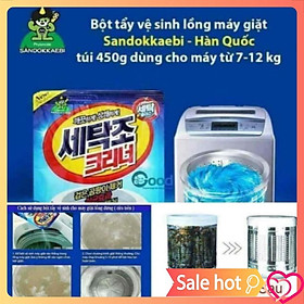 Tẩy lồng giặt bột gói 450g khử trùng diệt khuẩn