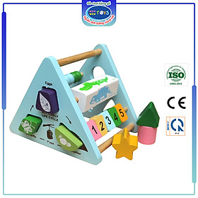 Đồ chơi gỗ Trò chơi đa năng | Winwintoys 66022 | Phát triển trí tưởng tượng và nhận biết mặt số cơ bản