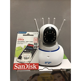 >> BÁO GIÁ (BH 5 NĂM CẢ MÁY LẪN THẺ,TẶNG THẺ 32GB CHUẨN YOOSEE),CAMERA TRONG NHÀ,NGOÀI TRỜI,CAMERA YOOSEE 3 RÂU,CAMERA WI | Shopee Lazada Sendo Tiki mới nhất 142 Camera Yoosee 5 râu thế hệ mới kèm thẻ nhớ 32GB - Hàng nhập khẩu