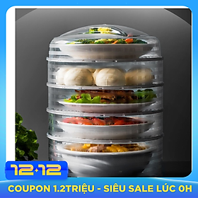 LỒNG BÀN GIỮ NHIỆT DELISH GIỮ MÓN ĂN NÓNG HỔI, THƠM NGON