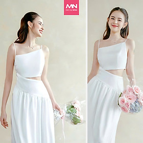 Đầm 2 dây Mina thiết kế dáng xoè quyến rũ chất liệu Cotton - MN225