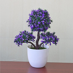 Chậu Cây Cảnh Giả Ba Tầng Mini Để Bàn Xinh Xắn - Hoa Giả, Cây Giả