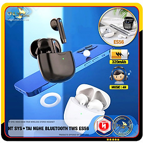 Mua Tai Nghe Nhét Tai Bluetooth Không Dây HT SYS hoco ES56 - Kết nối Bluetooth 5.1 - Chip JL AC6983 -Pin Dock Sạc 320mAh - Thời gian sử dụng 4h - Cảm Ứng Thông Minh Âm Thanh Stereo  Âm Bass Cực Chất - Phù Hợp Với Tất Cả Dòng Máy -   Hàng Chính Hãng