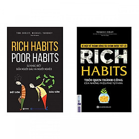 Bộ Sách Bí Mật Của Sự Thành Công ( "Rich Habits - Thói Quen Thành Công Của Những Triệu Phú Tự Thân" + "Rich Habits - Poor Habits Sự khác biệt giữa người giàu và người nghèo" ) (Tặng kèm Bookmark PL)