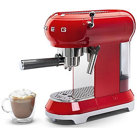Mua Máy Pha Cà Phê Mini Tự Động Smeg  Smeg Coffee Machine  Máy Pha Cà Phê Espresso  1350W  1L  Có Vòi Đánh Sữa  Nhập Đức