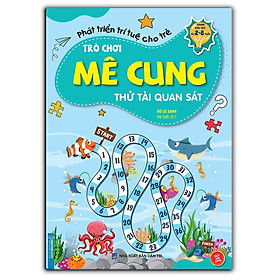 Sách - Trò chơi mê cung - Thử tài quan sát (sách bản quyền) (2-8 tuổi)