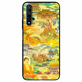 Ốp lưng dành cho Huawei Nova 5T mẫu Phật Và 3 Chú Tiểu