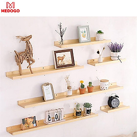 Mua Kệ gỗ treo tường có G nhiều kích thước  kệ trang trí Medogo  decor phòng ngủ  phòng khách  giá gỗ treo tường