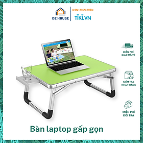 Mua Bàn Laptop  Bàn Học Sinh Gấp Gọn Có Khay Để Cốc Thông Minh - Hàng Chính Hãng