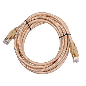 Cat7 Ethernet Network Cable RJ45 Flat Internet Network Extension Cord 1Meter