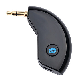 Car Bluetooth Receiver BT4.2 Version 3.5mm Aux Curved Audio Receiver Hands-free Wireless Adapter Support Call Conversation