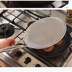 Mua Nắp chảo chống bắn mỡ  inox size 32 cm có cán(tp)