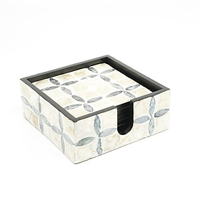 Mua Lót ly vuông khảm trai ECOHUB bộ 6 miếng