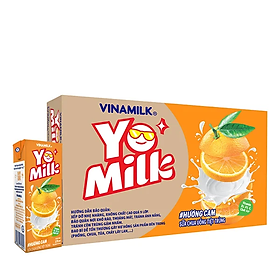 Thùng 48 Hộp Sữa Chua Uống Hương Cam Vinamilk (170ml)