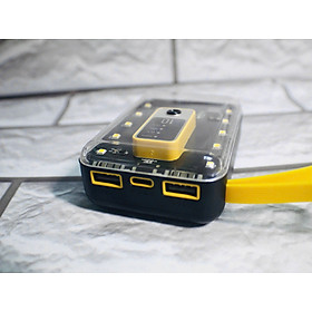 Mua Pin Sạc Dự Phòng Trong Suốt Dung Lượng 10000mAh Linrui LR016 Đèn LED 3 Chế Độ - Hàng Chính Hãng