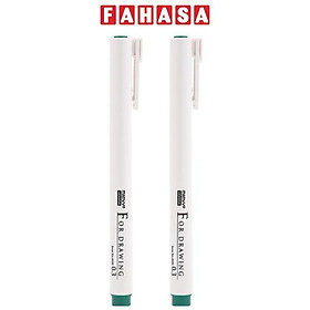 Vỉ 2 Bút Vẽ Kỹ Thuật 0.3 mm - Marvy 4600-4 - Màu Xanh Lá