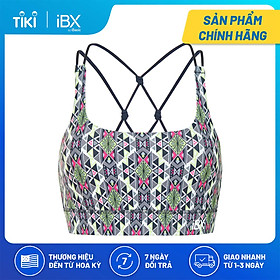 Áo ngực thể thao họa tiết lưng đan dây tập Gym iBasic IBXW003T-3