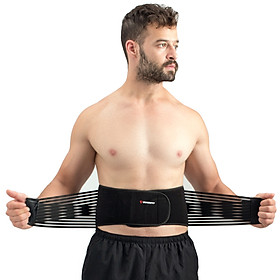 Đai lưng tập gym,đai bảo vệ cột sống chống đau lưng 2 dây nén GoodFit GF722WS